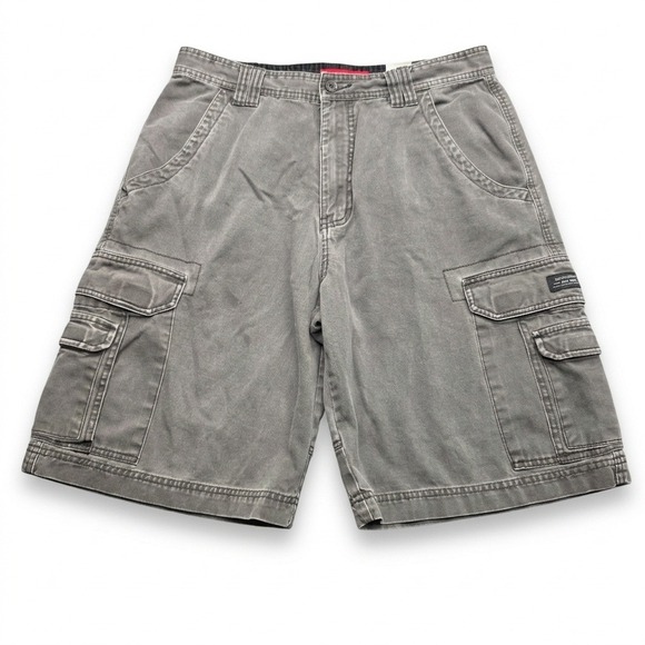 UNIONBAY Other - UNIONBAY Men's Cargo Shorts‎ Size 33 Gray Cotton Multi Pocket Casual Rugged Gorp